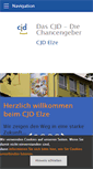 Mobile Screenshot of cjd-elze.de
